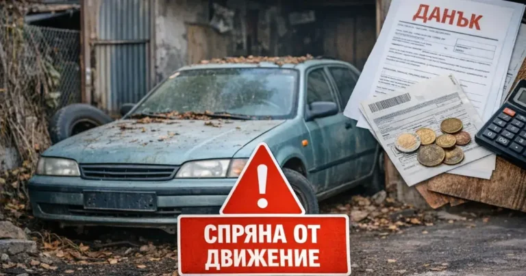 данък за спряно от движение МПС