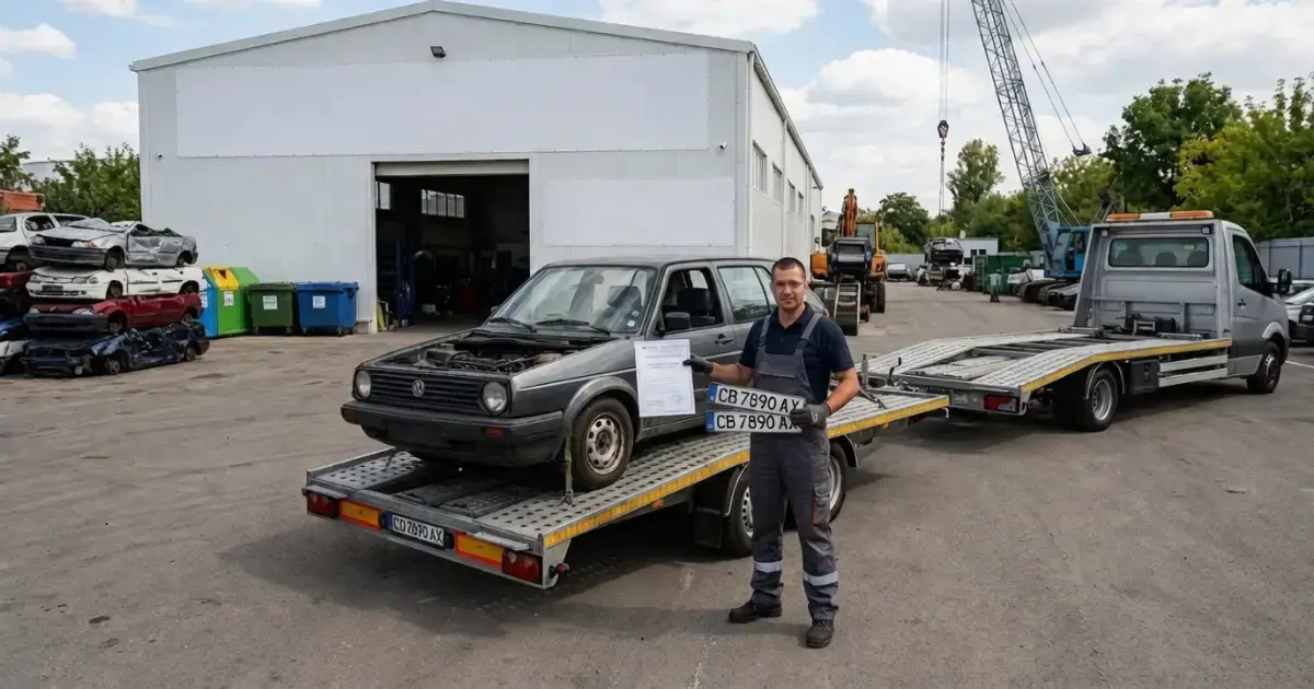 фирма за изкупуване на автомобили за скрап