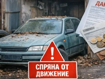 данък за спряно от движение МПС